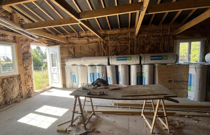 Maison individuelle à rénover inachevée sur Touffreville la Corbeline